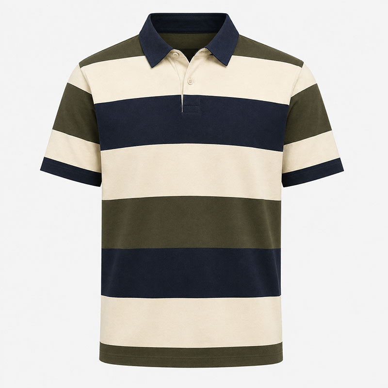 Callum Rugby-Stripe Polo