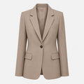 Clara Structured Single-Breasted Blazer