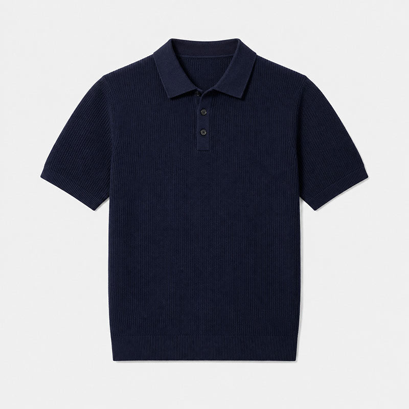 Ellis Knitted Polo Shirt