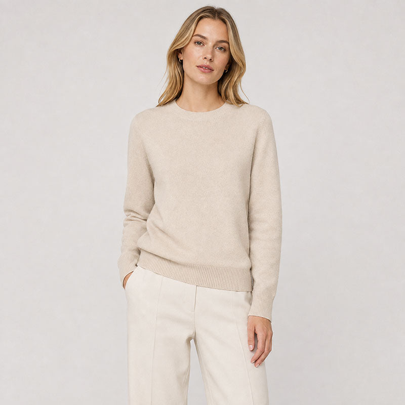 Imogen Fine-Knit Crew-Neck Jumper