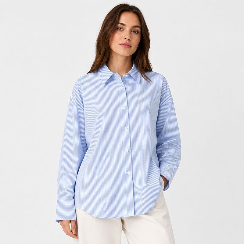Rowan Relaxed Pinstripe Shirt